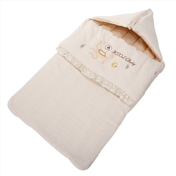 Bidole sac de dormit pentru bebeluși, stil plic, material din bumbac, umplutură poliester, model în dungi