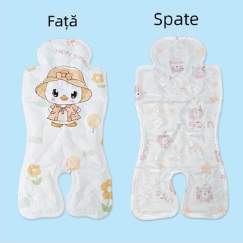 Șezut pentru cărucior – pernă de răcire cu mărgele de gheață, din bumbac, Zhi'erle, universal pentru cărucior T6