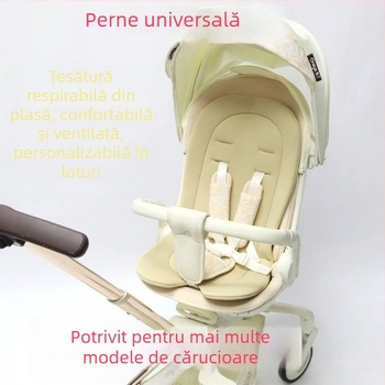 Perne pentru șezutul căruciorului, material burete, utilizare în toate sezoanele; potrivite pentru cărucior și scaun de masă pentru copii