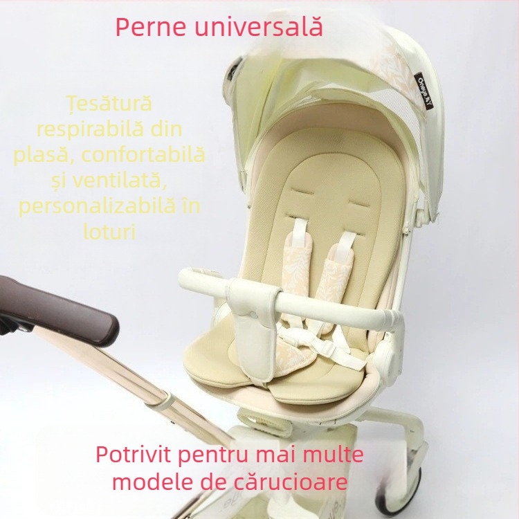 Perne pentru șezutul căruciorului, material burete, utilizare în toate sezoanele; potrivite pentru cărucior și scaun de masă pentru copii