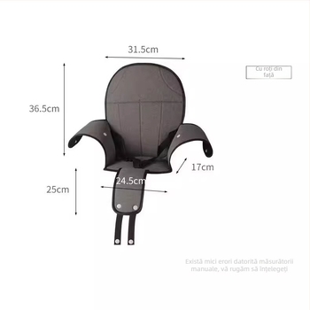 Pernă pentru scaunul de cărucior, pluș, universal pentru toate anotimpurile