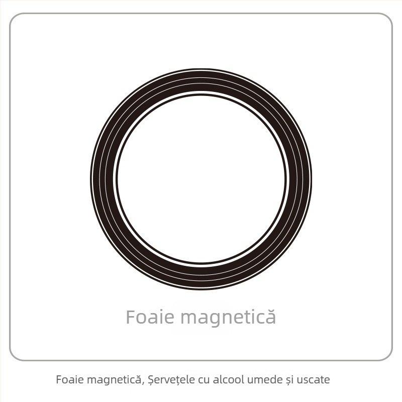 Suport magnetic pentru tabletă/telefon – montaj pe perete, aderență magnetică, HST-magnetic, model Magnetic Ring