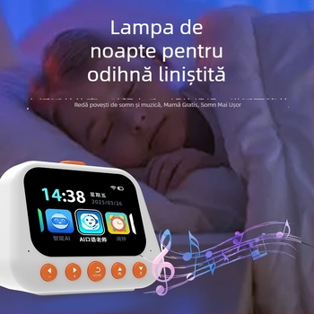 Ceas de alarmă cu cronometru de tip countdown, calendar și alarmă - afișaj LCD, alimentare cu baterii, carcasă din plastic