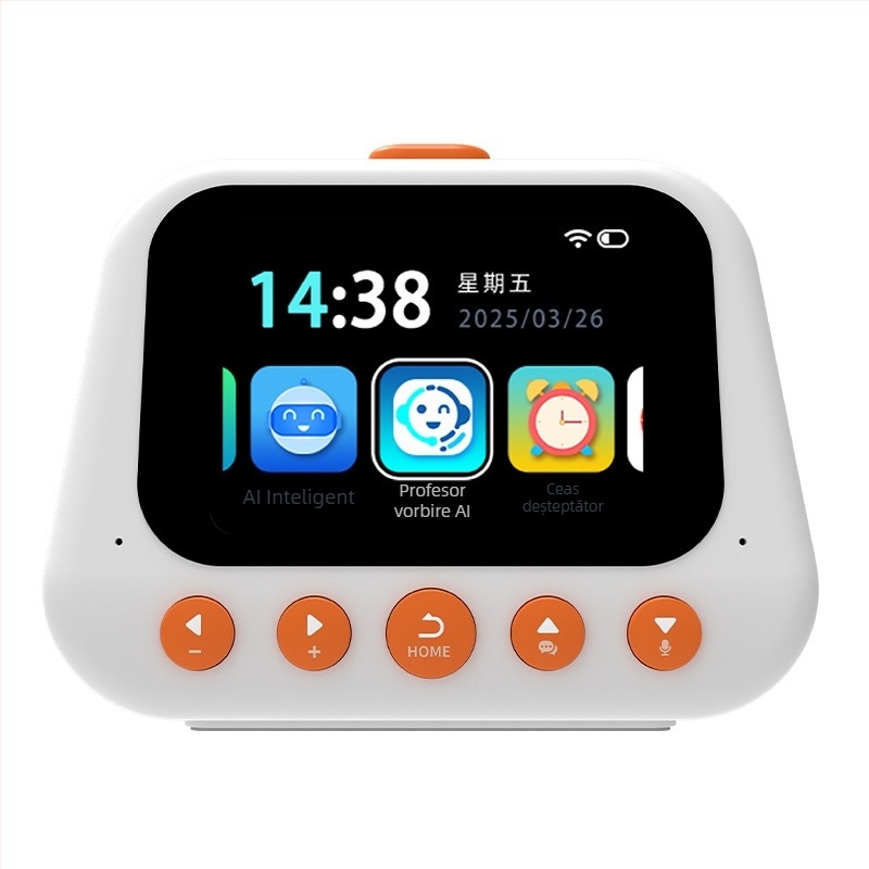 Ceas de alarmă cu cronometru de tip countdown, calendar și alarmă - afișaj LCD, alimentare cu baterii, carcasă din plastic