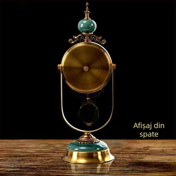 Ceas de birou, design nordic, afișaj analog, alimentat cu baterie, carcasă din metal