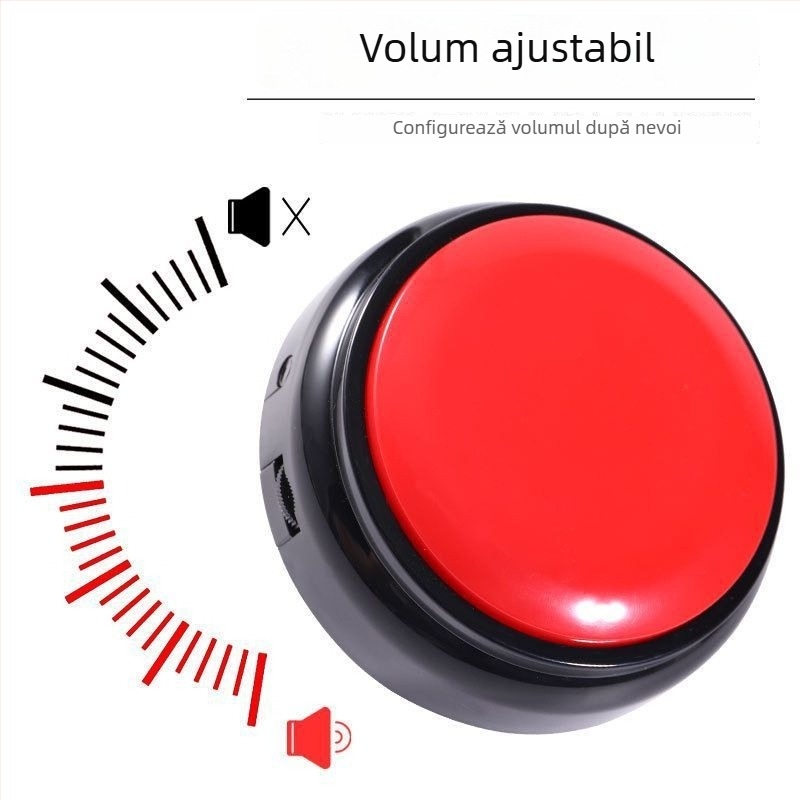 Ceas vorbitor cu volum reglabil, calendar, alimentat cu baterie, mișcare electronică, carcasă din plastic