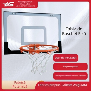 Coș de baschet montat pe perete pentru copii - cadru din PVC, 1,6 kg, model A011, antrenament acasă/grădiniță