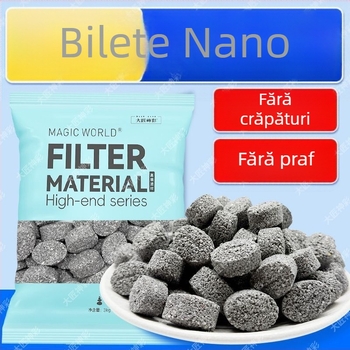 Media ceramic pentru filtru de acvariu – 500 g, pentru pești de apă dulce, Brand Magic World/Master Shencai