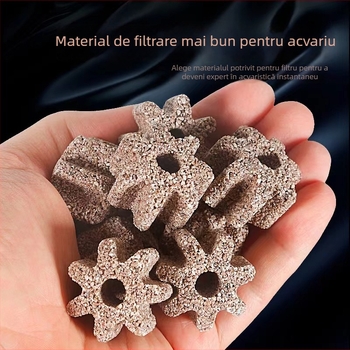 Maibao Mediu de Filtrare pentru Acvariu din Minereu Brut – Bile Goale, Cărămizi și Piese Octogonale