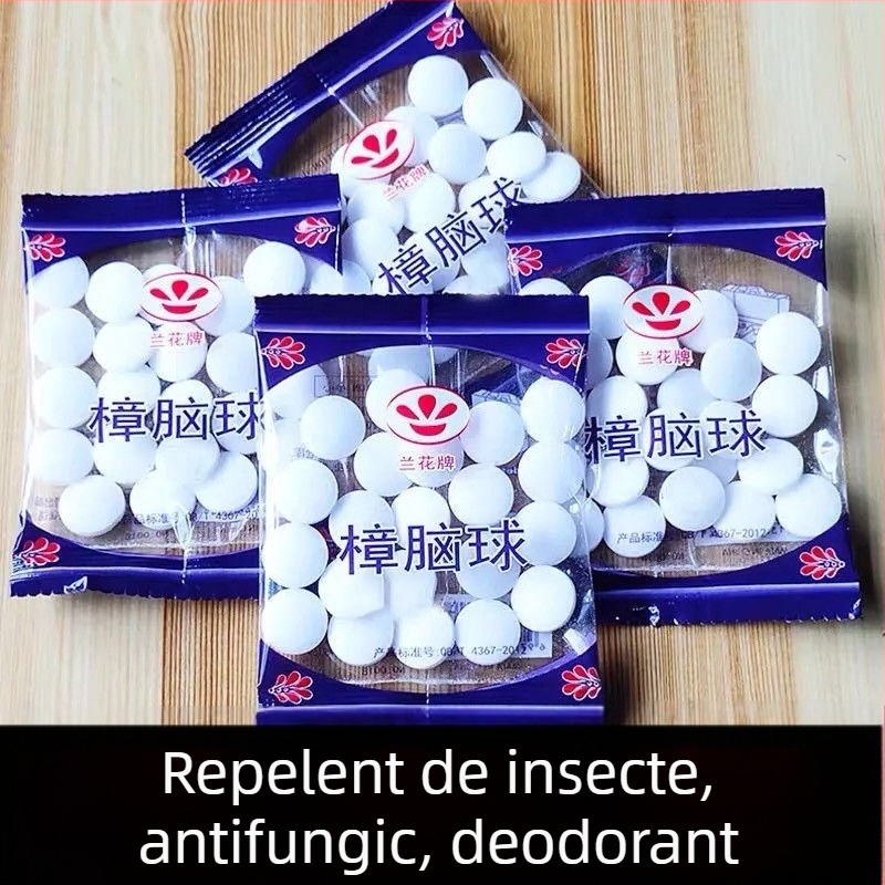 Bile de umiditate pentru repelarea insectelor, parfum în dulap, bilă de camfor