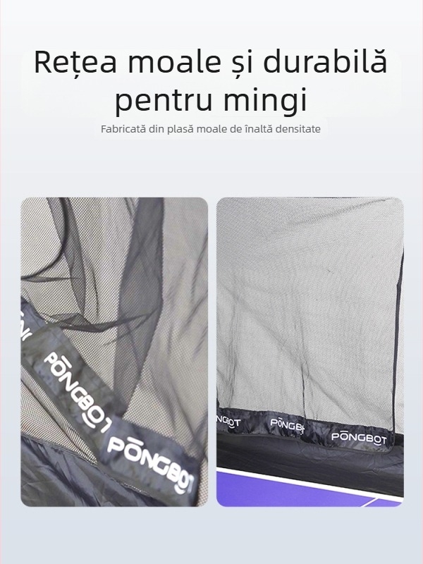Raft portabil pentru mingi de tenis de masă cu plasă