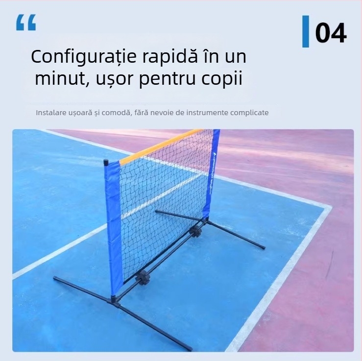 Stâlp de plasă pentru pickleball, pliabil și mobil, exterior, 2 kg, Hasago
