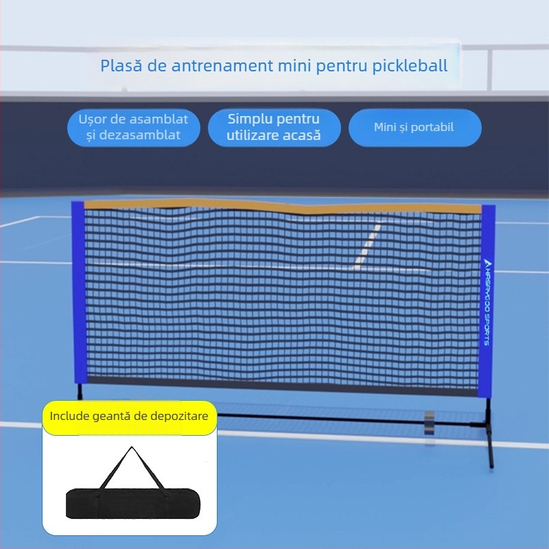Stâlp de plasă pentru pickleball, pliabil și mobil, exterior, 2 kg, Hasago