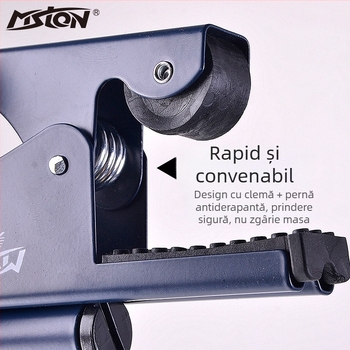 Stativ portabil pentru plasă de tenis de masă cu barieră centrală, utilizare în interior, aliaj, Beautiful Lion