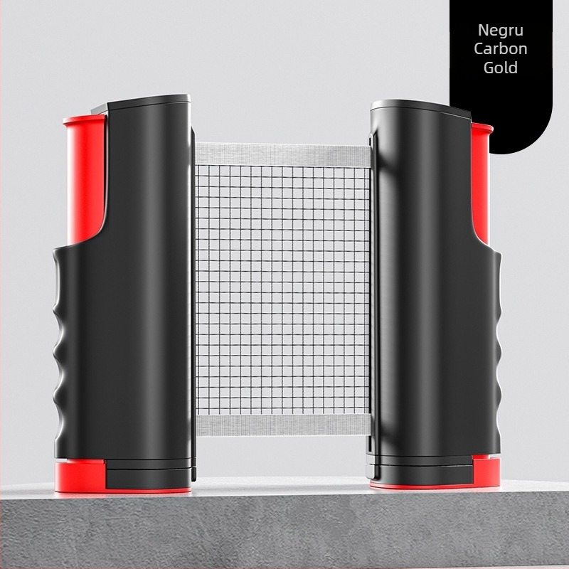 Suport pentru plasă de tenis de masă - portabil, autonom, telescopic, plasă centrală, pentru exterior, material ABS