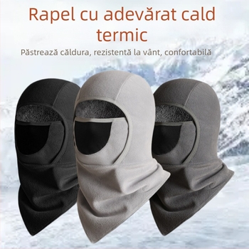 Mască de ciclism cu căptușeală de iarnă, protecție facială împotriva frigului, unisex, material ORI velur