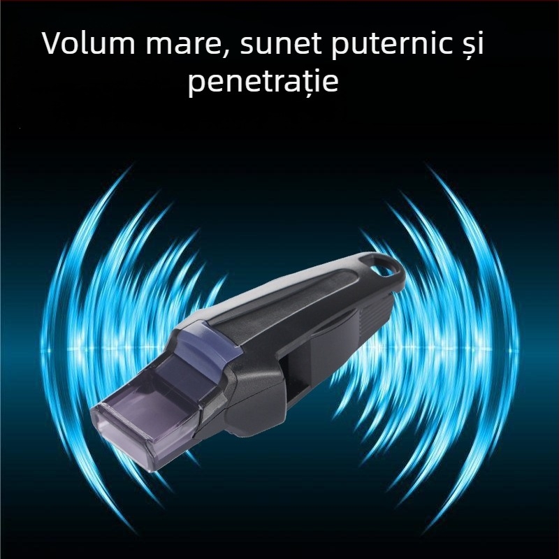 Fluier arbitru sport ABS, imprimare logo disponibilă, potrivit pentru alergare, fotbal, baschet, volei, badminton și tenis, 500 bucăți în cutie