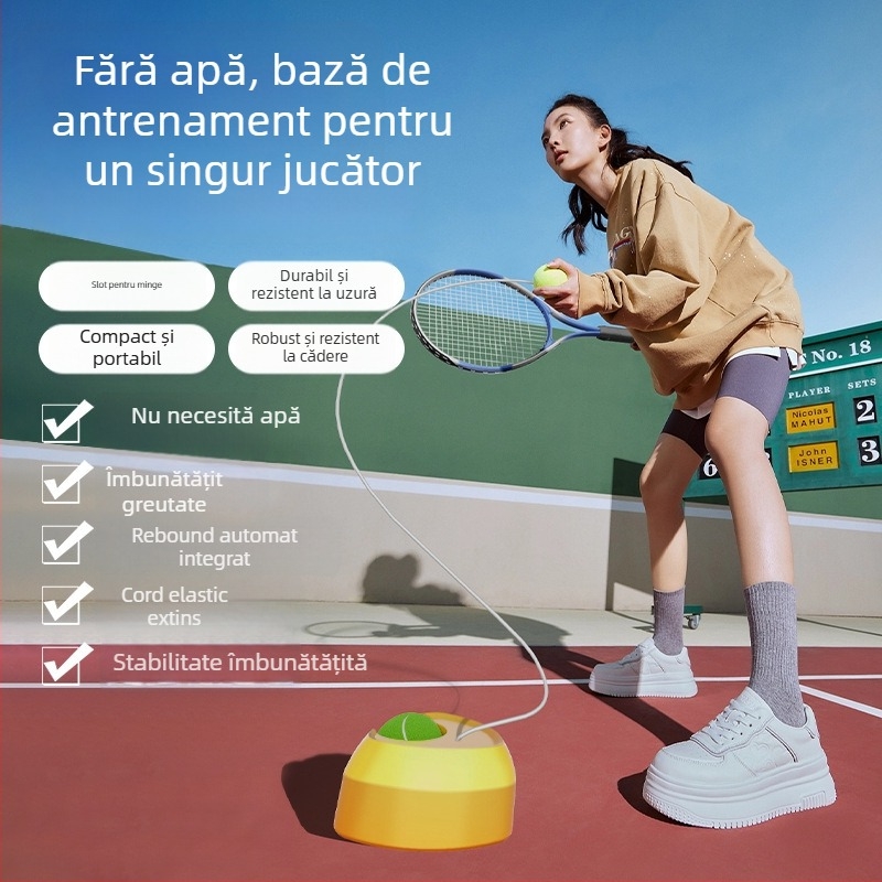 Han Jue Bază de antrenament tenis cu nucleu din fier și ABS/PE/EVA, personalizabilă