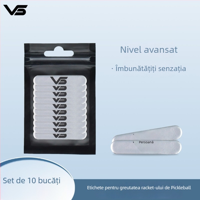 Vispinvo Counterweight pentru rachetă de pickleball — cadru din foi de plumb, autoadeziv, greutate 3 g