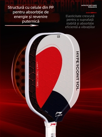 Li-Ning Set de rachete pickleball - ediție limitată 520, fibră de sticlă, stil cuplu
