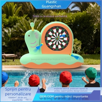 Țintă gonflabilă în formă de melc — joc de aruncare din PVC pentru copii 4–6 ani