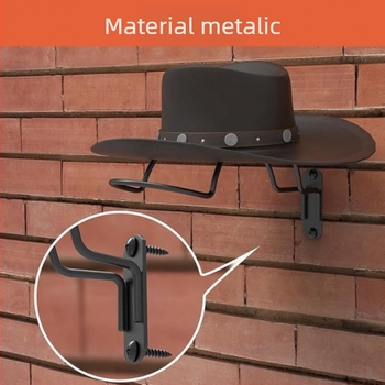 Suport de perete pentru căști de motocicletă — fier, stil modern minimalist; lansare vara 2023; brand One word hardware; potrivit pentru depozitare în birou, dormitor și sufragerie