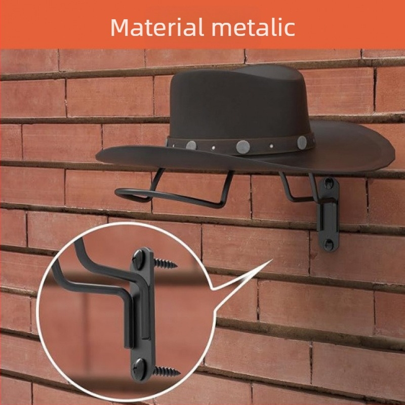 Suport de perete pentru căști de motocicletă — fier, stil modern minimalist; lansare vara 2023; brand One word hardware; potrivit pentru depozitare în birou, dormitor și sufragerie