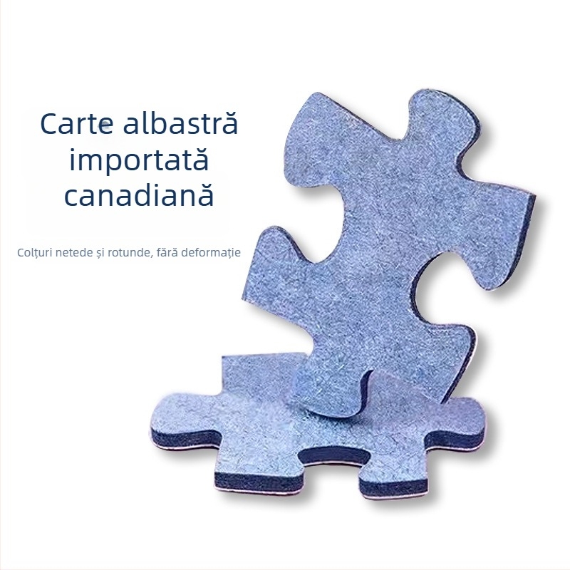 Cobble Hill puzzle de 1000 de piese, Scenă de hochei pe gheață de Crăciun pentru adulți, din hârtie