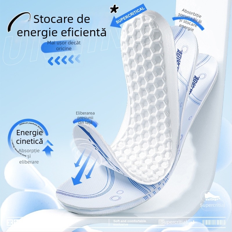 Megal tălpi sportive – Material supercritical, absorbție a umezelii, talpă întreagă, unisex, pentru toate anotimpurile