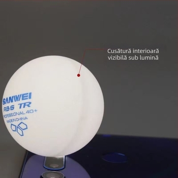 Bile de ping-pong ABS 3D – cu 40+ cusături, pentru antrenament și competiție, pachet de 100 bucăți