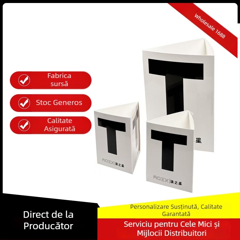 Cardă de arbitru pentru tenis de masă (formă T), din carton