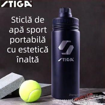 Skika cană de apă din oțel inoxidabil, izolație în vid, pentru tenis de masă și badminton