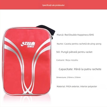 DHS husă pentru paleta de ping-pong, set de 2, impermeabilă, accesoriu sportiv