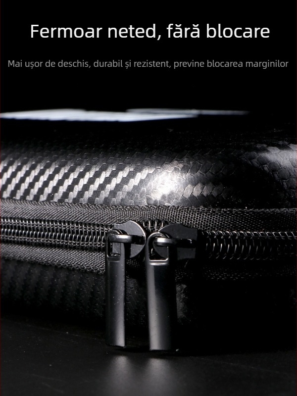 Kokutaku husă rigidă pătrată pentru rachete de tenis de masă, capacitate mare, portabilă, impermeabilă, material Oxford cloth