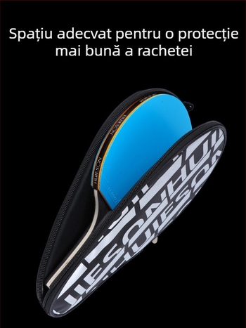 Geantă pentru paleta de ping-pong Huieson/huisheng — material Oxford, logo imprimat, stil rucsac, accesorii sportive pentru tenis de masă