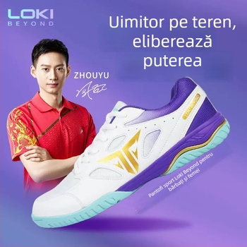 Pantofi de tenis de masă Stinger pentru adulți, unisex, talpă din tendoane de vită