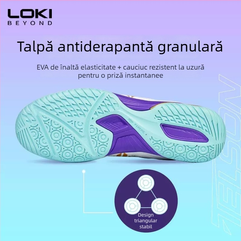 Pantofi de tenis de masă Stinger pentru adulți, unisex, talpă din tendoane de vită