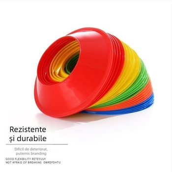 Instrument de antrenament pentru fotbal – plăcuță de semnalizare multifuncțională cu obstacole, material PE, personalizabil, Xuanzan