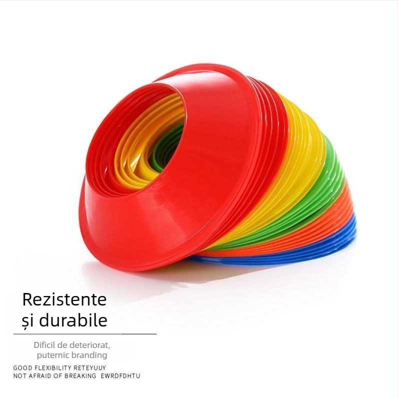 Instrument de antrenament pentru fotbal – plăcuță de semnalizare multifuncțională cu obstacole, material PE, personalizabil, Xuanzan