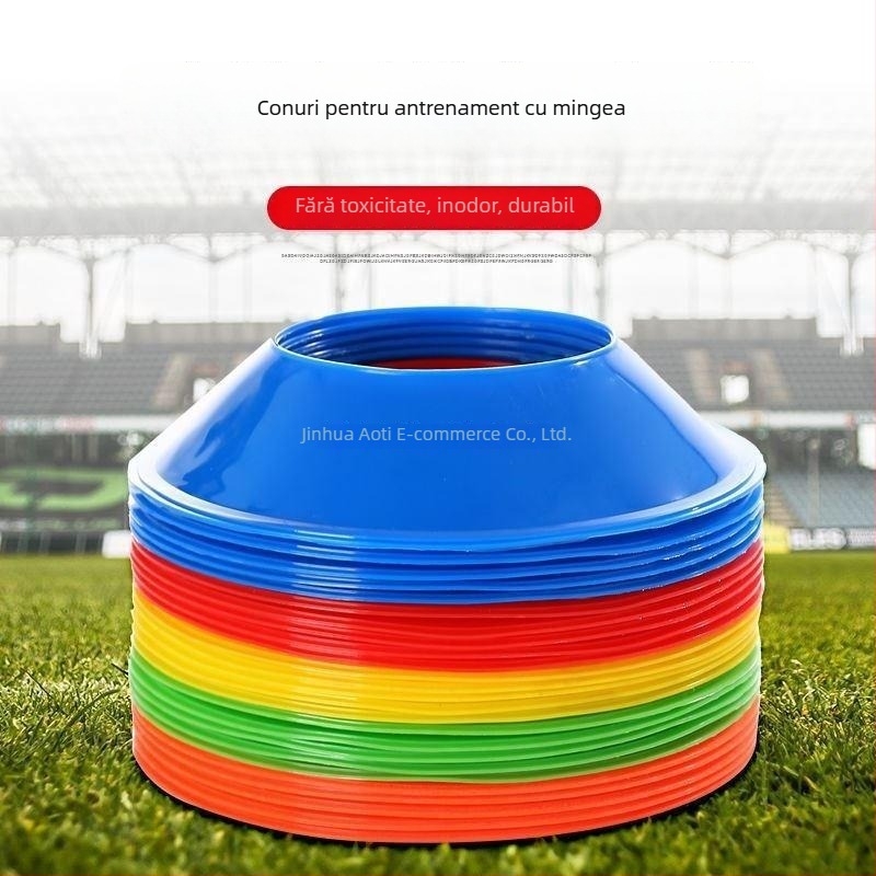 Instrument de antrenament pentru fotbal – plăcuță de semnalizare multifuncțională cu obstacole, material PE, personalizabil, Xuanzan