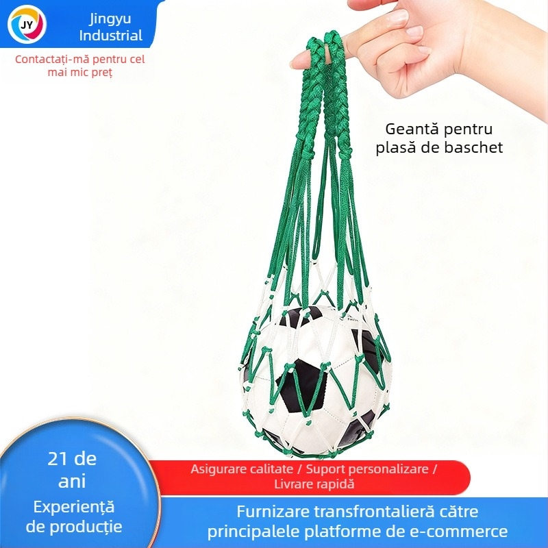 Geantă baschet Jingyu – Material PP, Personalizare disponibilă, Capacitate 5 mingi, Utilizare în exterior