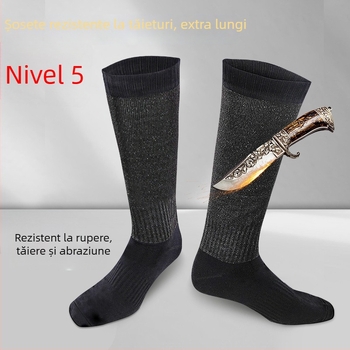 Șosete lungi outdoor HPPE Nivel 5 anti-tăiere, anti-alunecare, rezistente la uzură | Brand: Qianbo du; Utilizare: drumeții, alpinism, scufundări, surfing