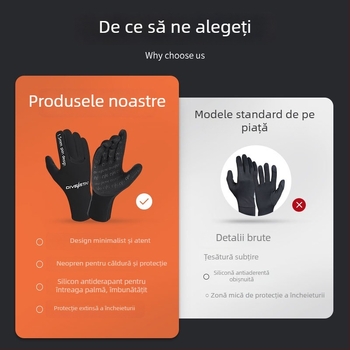 DIVESTAR mănuși din nylon de 1.5 mm pentru înot, snorkeling și surfing