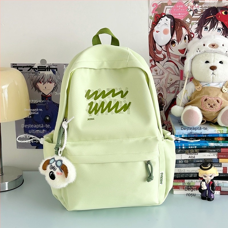 Rucsac școlar unisex din nylon, bretele cu pernă de aer, compatibil laptop 13 inch, capacitate sub 20 L, stil de relaxare