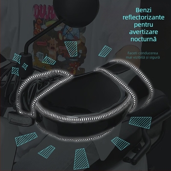 Mănuși pentru ghidaj motocicletă, iarnă, pentru bărbați și femei, rezistente la vânt, impermeabile, căptușite cu fleece, cu strat gros de bumbac