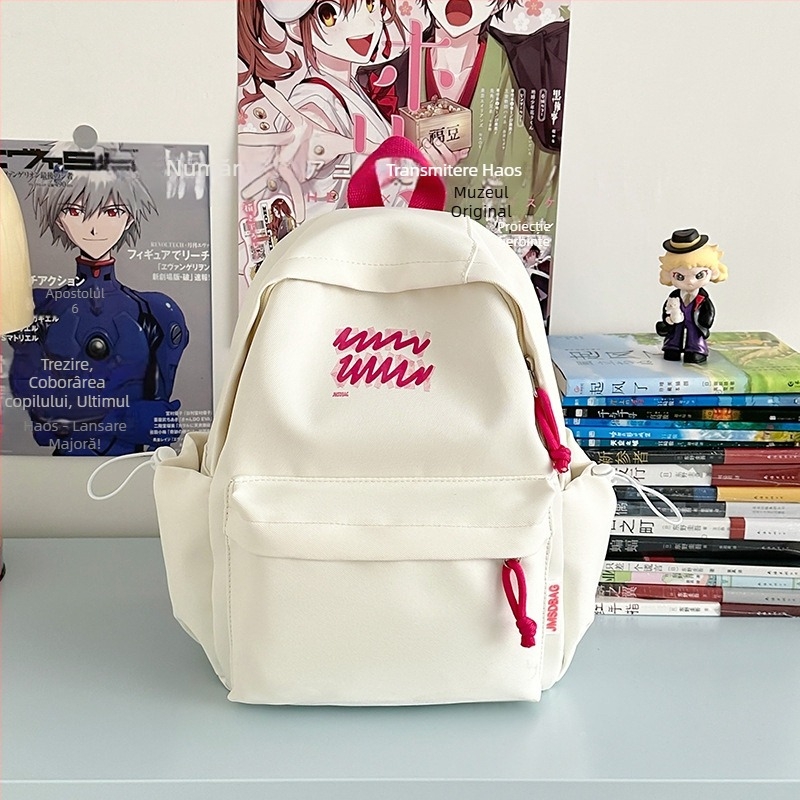 Rucsac unisex din nylon pentru școală – rucsac casual ușor cu buzunar pentru laptop de 13 inci, bretele cu pernă de aer, capacitate sub 20 L