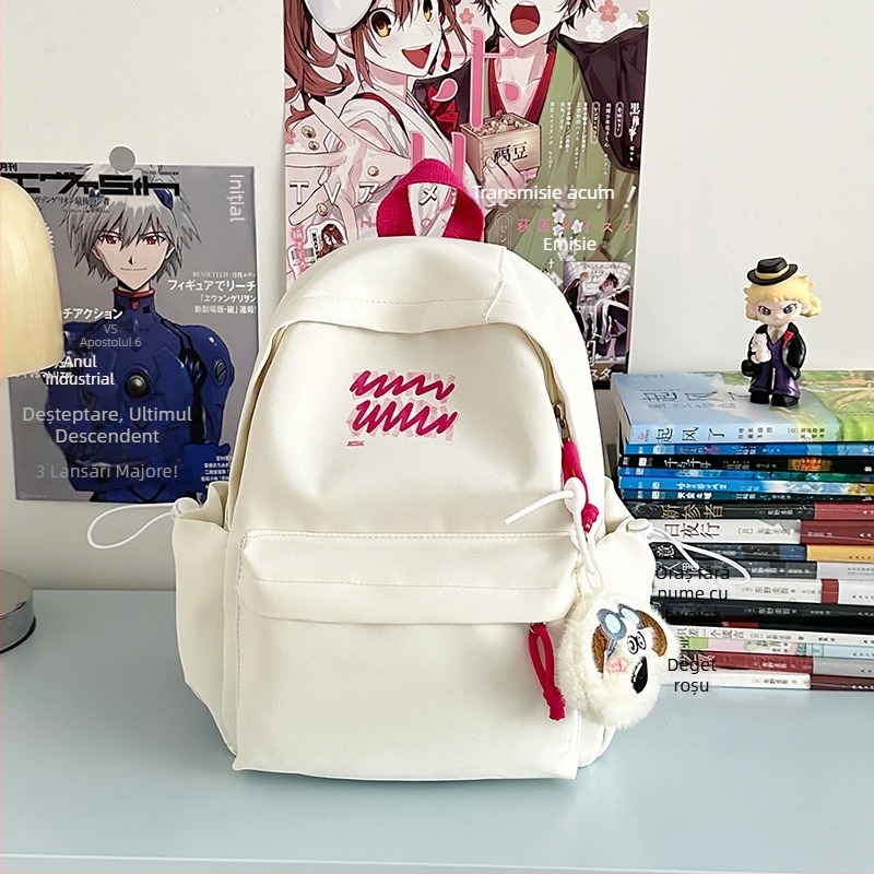 Rucsac unisex din nylon pentru școală – rucsac casual ușor cu buzunar pentru laptop de 13 inci, bretele cu pernă de aer, capacitate sub 20 L