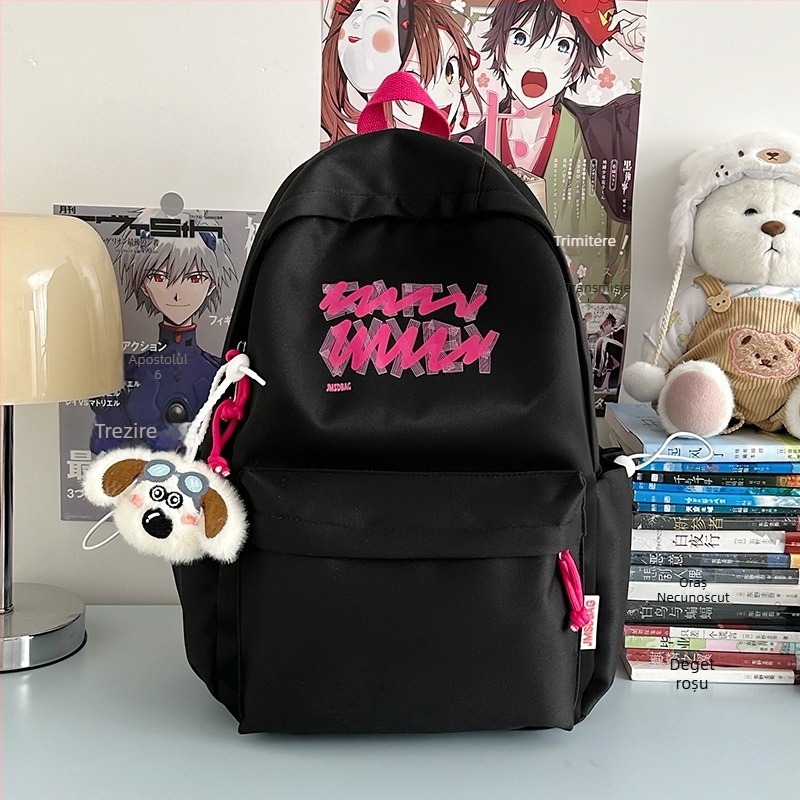 Rucsac unisex din nylon pentru școală – rucsac casual ușor cu buzunar pentru laptop de 13 inci, bretele cu pernă de aer, capacitate sub 20 L