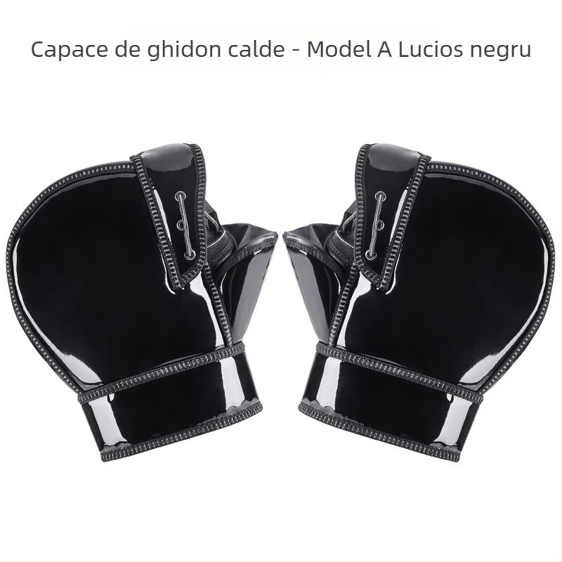 Minchae mănuși groase pentru ghidoane, iarnă, pentru biciclete electrice, bărbați și femei, impermeabile și rezistente la vânt, poliester cu căptușeală fleece