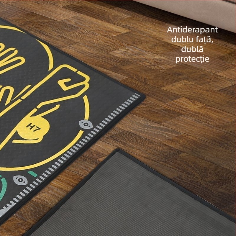 M9C Covoraș de yoga cu față dublă antiderapantă, 8 mm TPE, absorbție a șocurilor